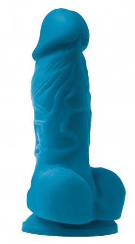 Ns Novelties - Colours Pleasures 4 inch фаллоимитатор, 9.7х3.5 см., (голубой)
