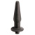 Anal Plug Silicone Black Small - Анальна вібропробка, 12,7 см (чорний) - купити в Києві, Україні