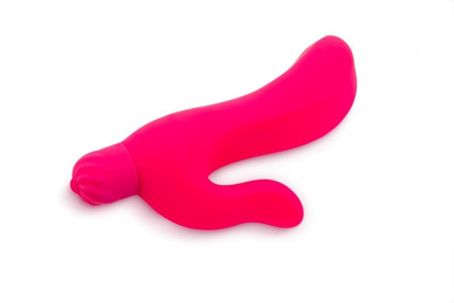 Браззерс Vibrator VV055 - Нежный вибратор-кролик, 18х3 см