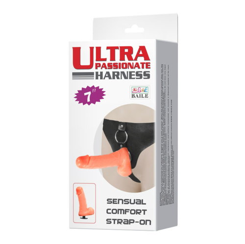 Страпон Baile Ultra Passionate Harness, 18 см