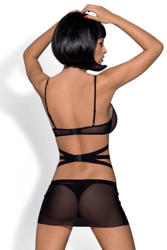 Сексуальный комплект Obsessive Bondy chemise  (S/M)