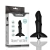 LoveToy Anal Indulgence Collection P Spot Spiral - Анальная пробка, 13х4.5 см (черный)