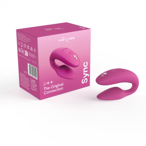 Вибратор для пар со смарт управлением We-Vibe Sync 2 + Лубрикант 50 мл