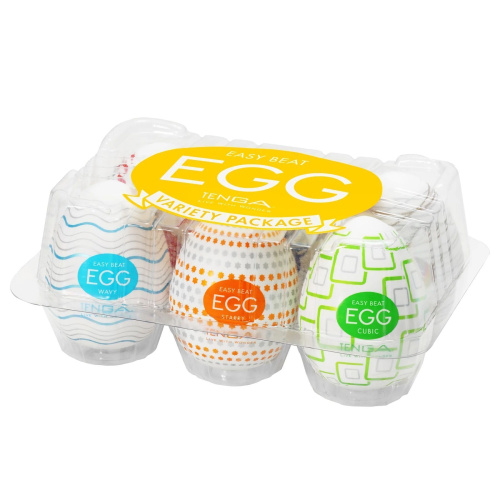 Набор мастурбаторов-яиц Tenga Egg Variety Pack - Standard, 6 шт