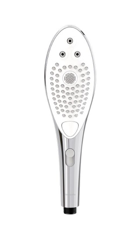 Womanizer Wave Chrome - Насадка-стимулятор для душу 2в1, масажер для інтимних зон, (сріблястий) - купити в Києві, Україні