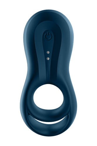 Satisfyer Epic Duo Connect App - эрекционное смарт кольцо с вибрацией, 11.1х4.9 см (синий)
