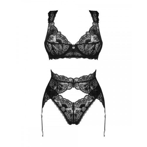 Obsessive Donna Dream - Еротичний комплект білизни, XS/S (чорний) - купити в Києві, Україні