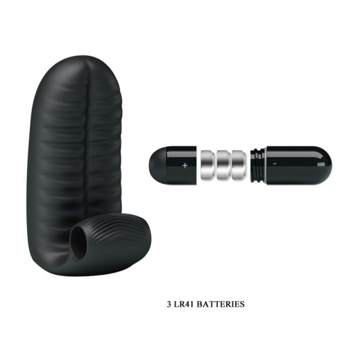 LyBaile Pretty Love Abbott Finger Vibrator - Вибронасадка на пальцы, 9.4х4.5 см
