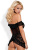 Эротический комплект Obsessive Flores chemise (Красный, S/M) Эротический комплект Obsessive Flores chemise (Красный, S/M)