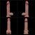Реалистичный фаллоимитатор на присоске LoveToy Dual-Layered Silicone Cock #1, 19,5 см