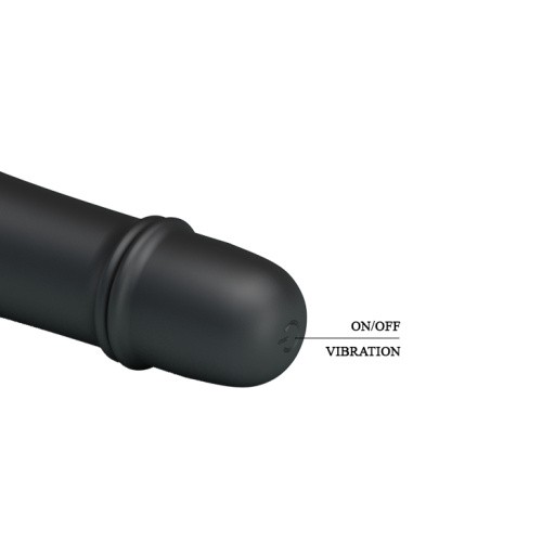 Pretty Love Solomon Vibrator - Классический вибратор, 12.3х3.9 см (чёрный)