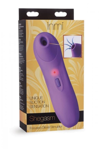 Inmi Shegasm Focused - Вакуумный стимулятор клитора, 18х5 см (фиолетовый)