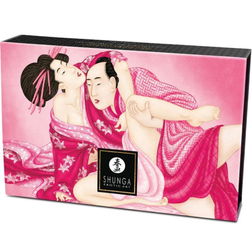 Вкусная пудра для оральных ласк Shunga Body Powder Raspberry feeling, 75 г (малина)