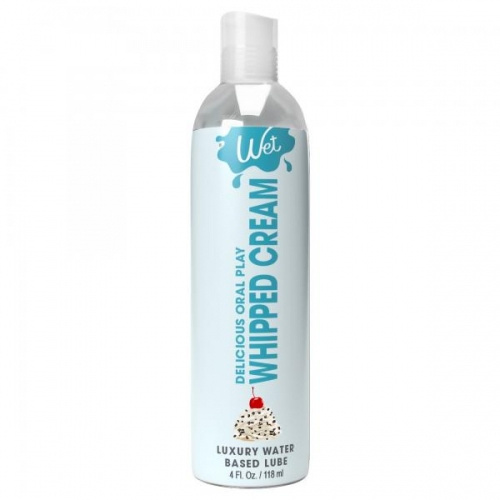 Оральная смазка со вкусом взбитых сливок Wet Whipped Cream, 30 мл