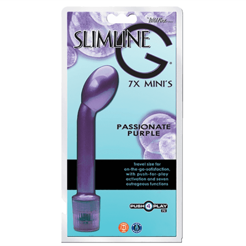 Topco Sales Wildfire Slimline G 7X Minis - Вибратор, 17х3,5 см (пурпурный)
