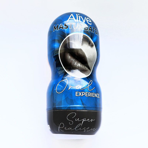 Alive Super Realistic Oral недорогой мастурбатор ротик, 16х6 см