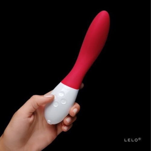Lelo Mona 2 - Вибратор для точки G, 20х3,5 см (красный)
