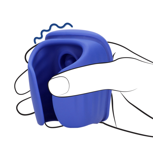 Мастурбатор Loveline Vibrating And Pulse Wave Stroker - купити в Києві, Україні