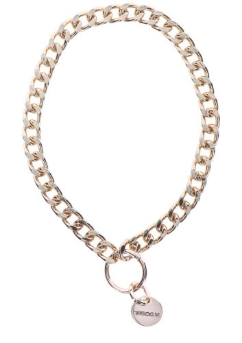 Taboom Statement Collar and leash - Ошейник с поводком, (розовое золото)