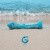 Gildo - Ocean Ripple Glass Dildo - Стеклянный фаллоимитатор, 17,6 см (голубой)