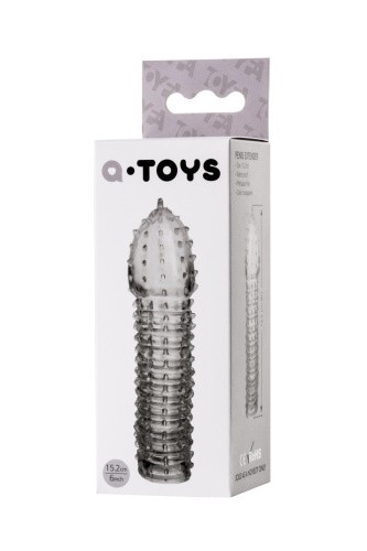 Toyfa A-Toys - Насадка на член, 15.2 см (прозрачная)