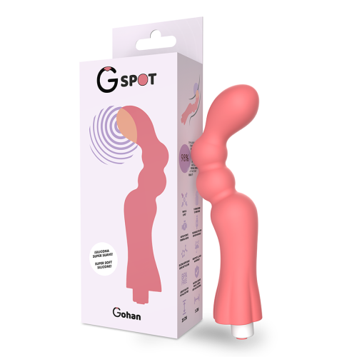 G-SPOT GOHAN - Вібратор для зони G, 17 см (помаранчевий) - купити в Києві, Україні