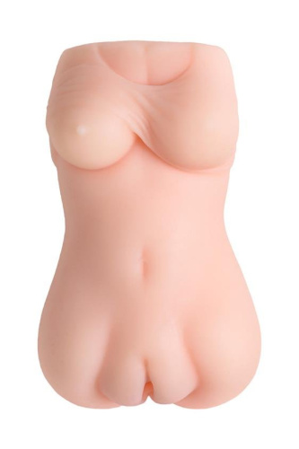 Toyfa Cherry Ripe - компактный мастурбатор-вагина, 15х6 см