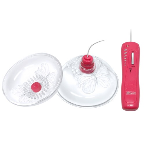 LyBaile Momo II Breast Enhancer - Помпы для груди с вибрацией, 9х5 см