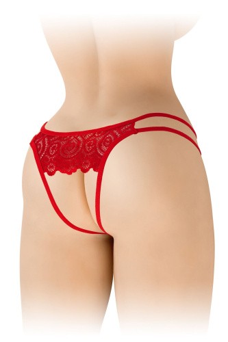 Fashion Secret Annette Red - трусики с доступом, S-L (красные)