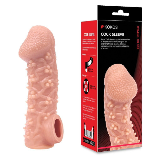 Насадка на член Kokos Cock Sleeve CS 009, S