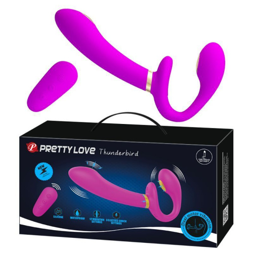 Безремінний страпон Pretty Love Thunderbird, 22.5 см - купити в Києві, Україні
