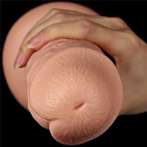 LoveToy - Realistic Long Dildo Flesh 11 - Фаллоимитатор на присоске, 28х6 см