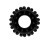 LoveToy Power Plus Cockring 2 Black - Толстое эрекционное кольцо, 1.6 см (чёрный)