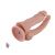 Двойной фаллоимитатор для секс-машин Hismith Double Penetrator, 7.46″, KlicLok