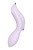 Satisfyer Curvy Trinity 2 - Вакуумный клиторальный стимулятор и массажер для точки G, 16.8х3.8 см (фиолетовый)