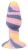 Coloгful Joy Triple Colour Butt Plug - Анальная пробка, 11.5х4 см (разноцветная)