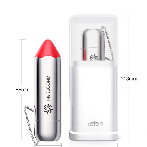 Leten The Second Scented Powder - вибропуля с индукционной зарядкой, водонепроницаемая (фиолетовый)