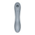 Satisfyer Curvy Trinity 3 - Вакуумный вибратор и стимулятор для точки G, 17.5х5.3 см (серый)
