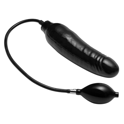 Master Series Primal Inflatable Dildo - Надувной фаллоимитатор, 21,5 см (черный)