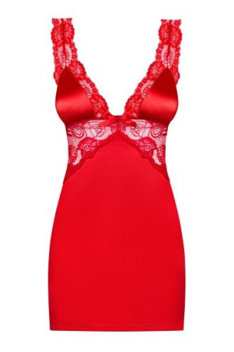 Соблазнительный комплект Obsessive Secred chemise  (S/M)