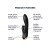 Satisfyer Double Flex - Вибратор-кролик с тремя моторчиками, 20.1х4.6 см (чёрный)