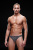 Baci Microfiber Thong - Мужские трусы черно-белый, M/L Baci Microfiber Thong - Мужские трусы черно-белый, M/L