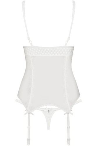 Мягкий корсет с подвязками Obsessive 843-COR-2 (S/M)
