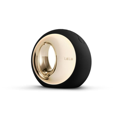 Lelo Ora Black - клиторальный вибратор, имитирующий оральные ласки, 8х8 см (черный)