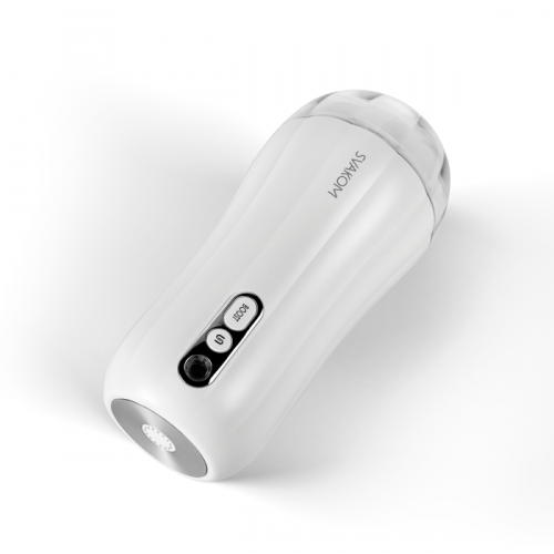 Svakom Robin - Мастурбатор з ультрам'яким рукавом та функцією Boost, 19.8х9 см (білий) - купити в Києві, Україні