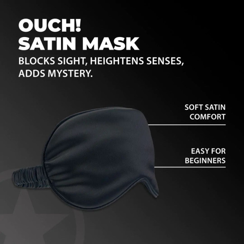 Маска на очі - Ouch! Satin Blindfold - купити в Україні | Секс шоп SEX-SHOP.ua