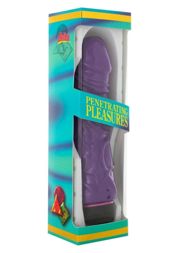 Seven Creations Shining Vibrator - Вибратор, 19Х4,5 см (фиолетовый)