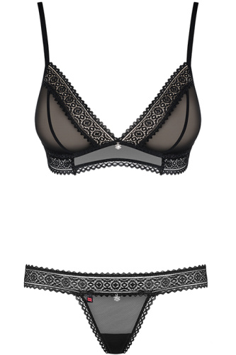Obsessive 862-SET-1 set - сексуальный комплект, S/M (чёрный)