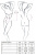 Passion Diabolina Corset - Корсет с открытой грудью, S/M Passion Diabolina Corset - Корсет с открытой грудью, S/M