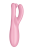 Satisfyer Threesome 4 - Вібратор для клітора, 14х5.6 см (рожевий) - купити в Києві, Україні